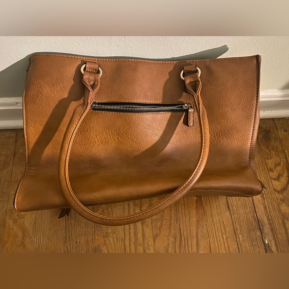 Camel brown large satchel - Picture 2 of 5
